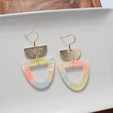 Irene Earrings - Iridescent Neon from Spiffy & Splendid