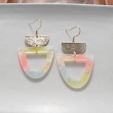 Irene Earrings - Iridescent Neon from Spiffy & Splendid