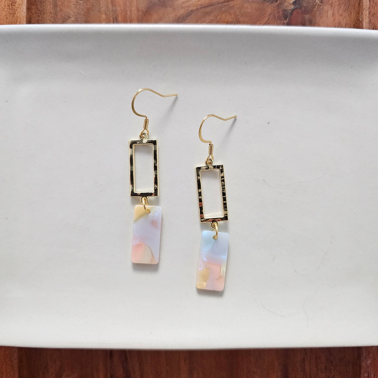 Raya Earrings - Pastel Rainbow from Spiffy & Splendid