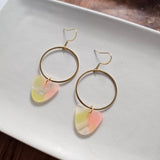 Iris Earrings Large - Iridescent Neon from Spiffy & Splendid