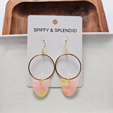 Iris Earrings Large - Iridescent Neon from Spiffy & Splendid