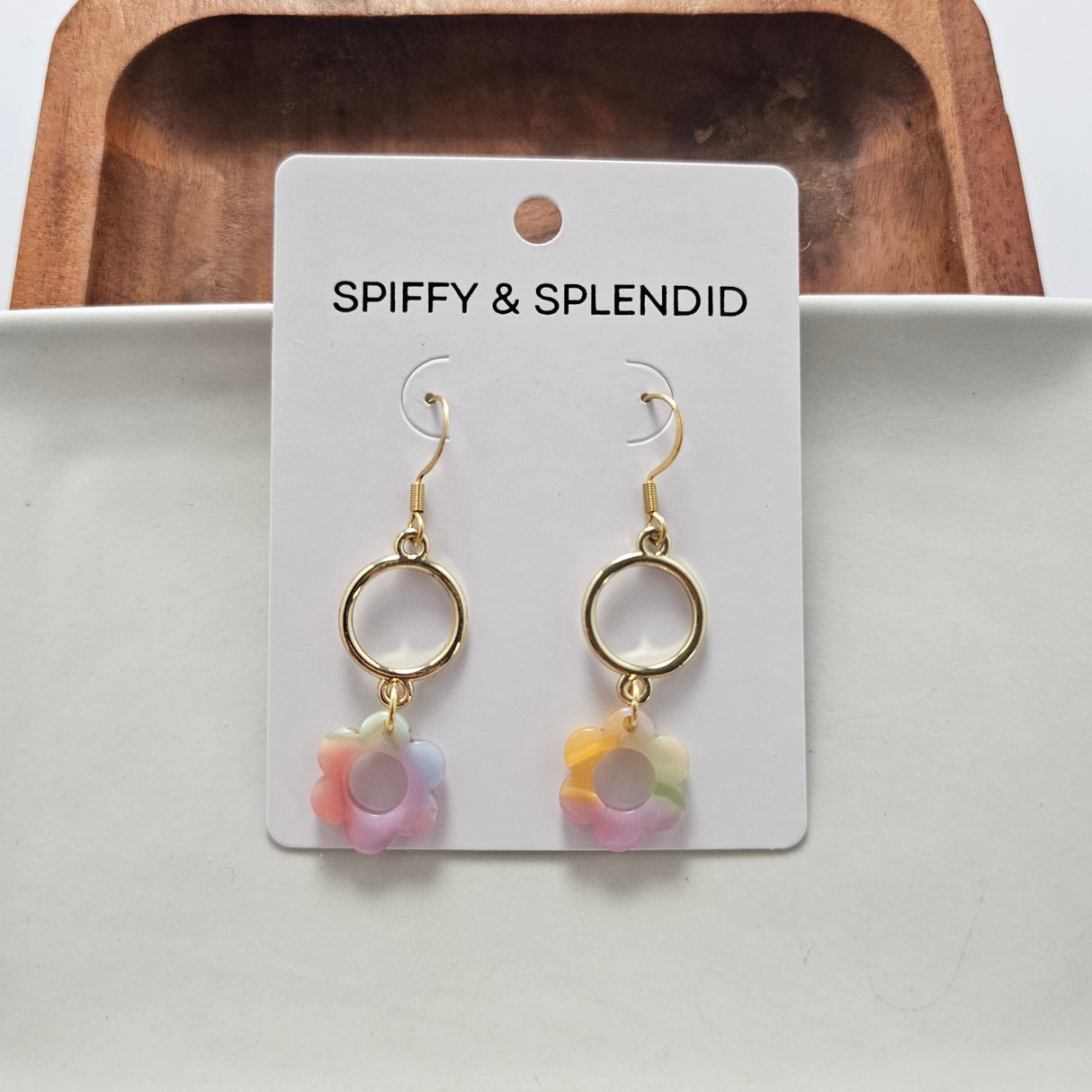 Poppy Earrings - Rainbow Delight Surprise from Spiffy & Splendid