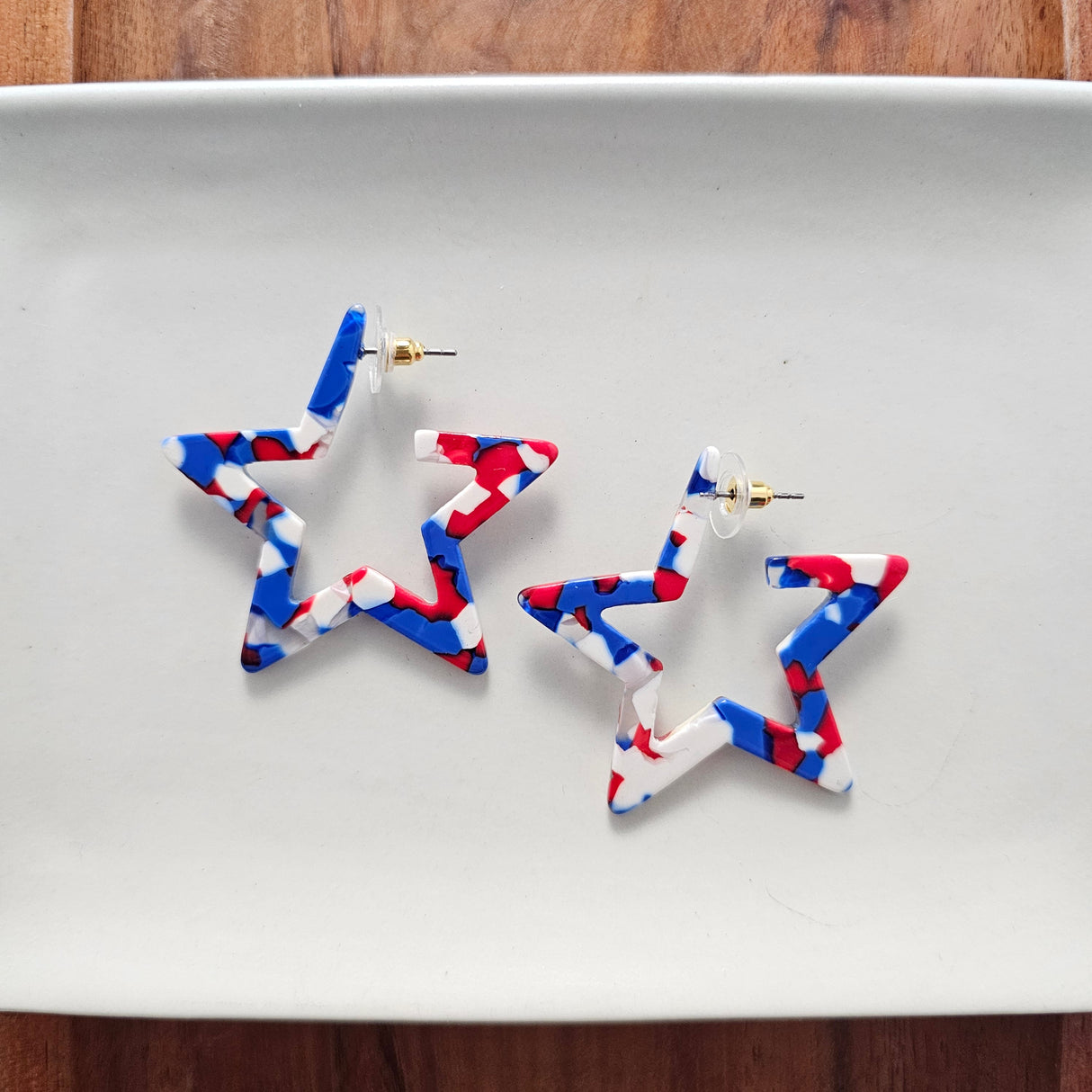 Star Hoops - Red, White & Blue from Spiffy & Splendid