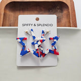 Star Hoops - Red, White & Blue from Spiffy & Splendid