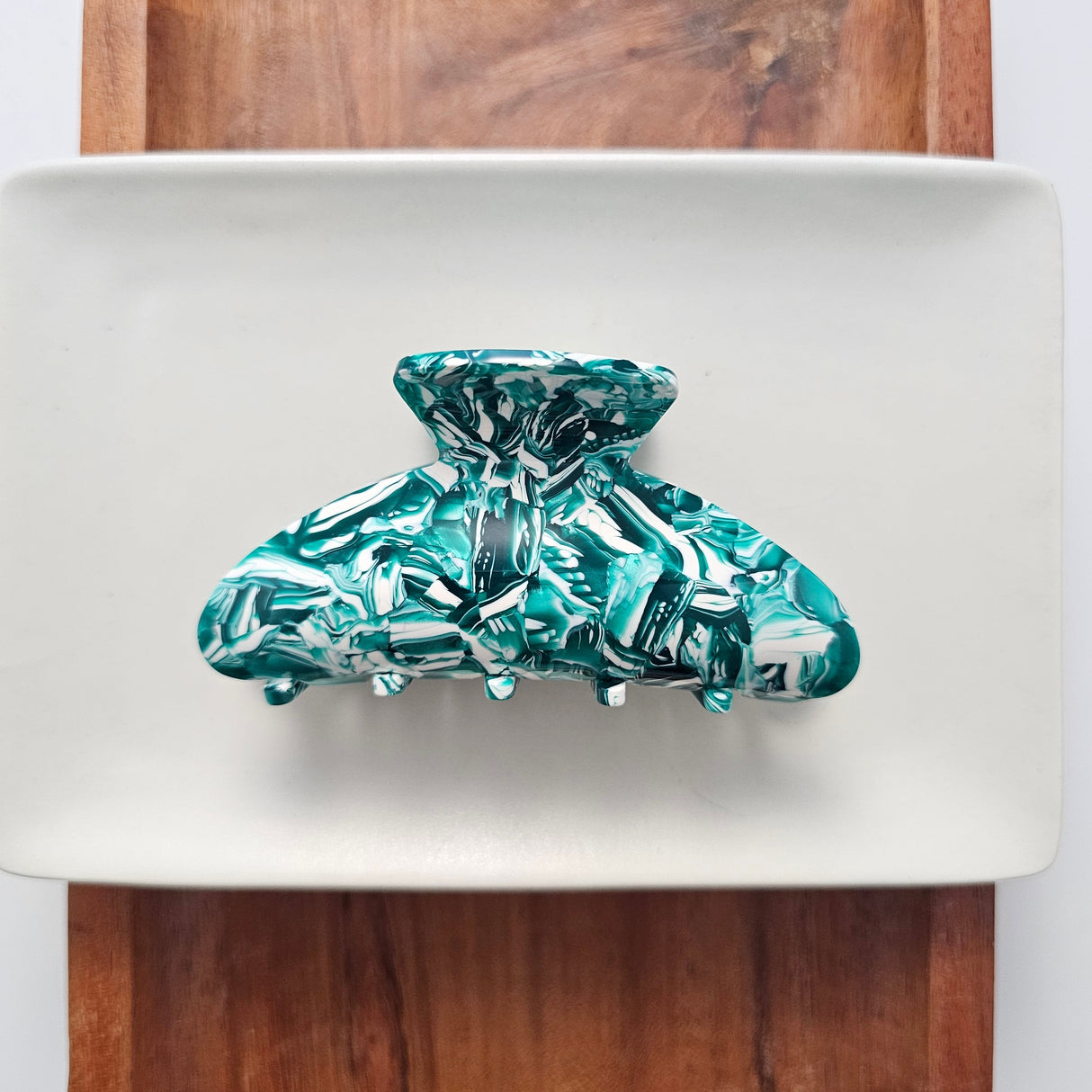 Carmen Hair Claw - Sea Green from Spiffy & Splendid