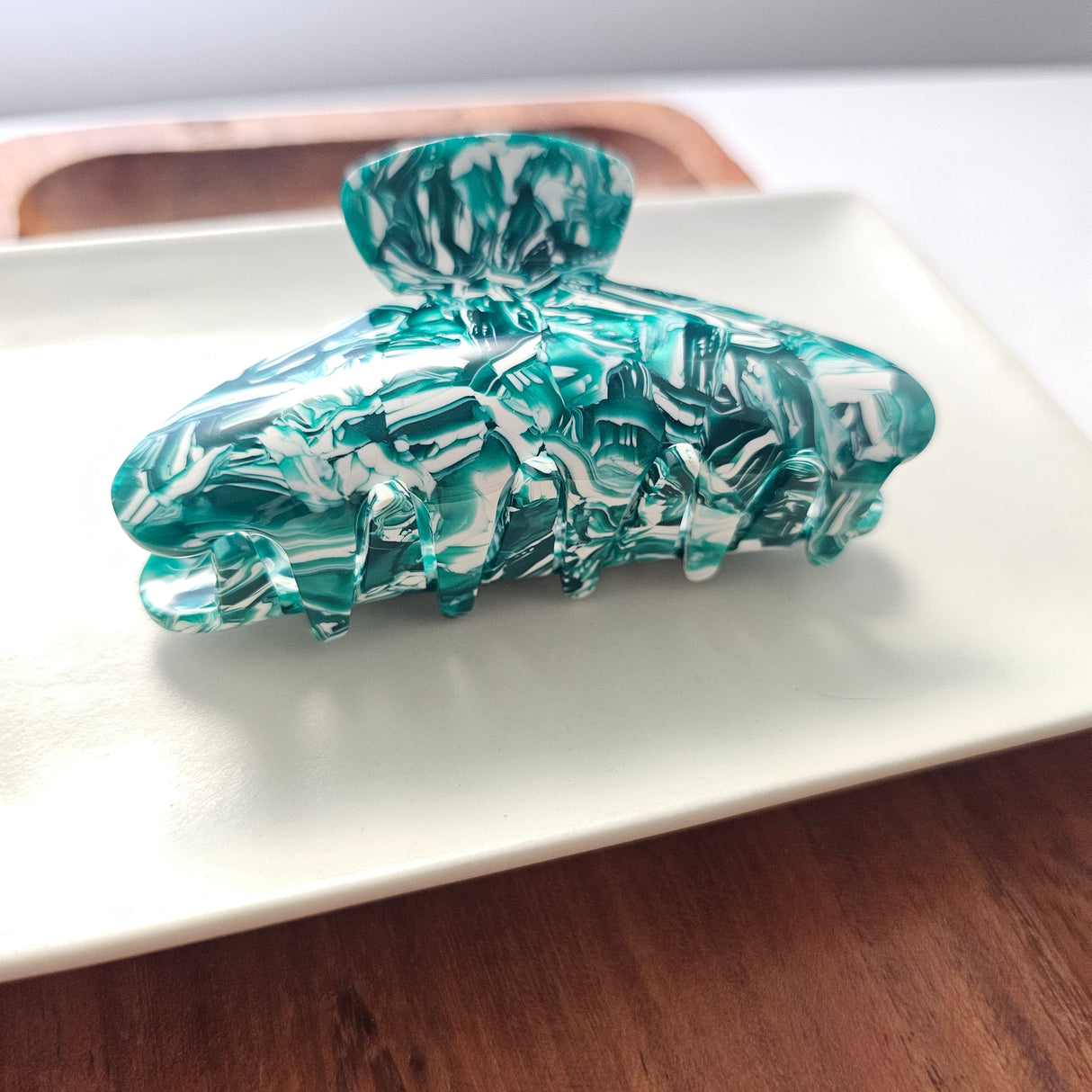 Carmen Hair Claw - Sea Green from Spiffy & Splendid