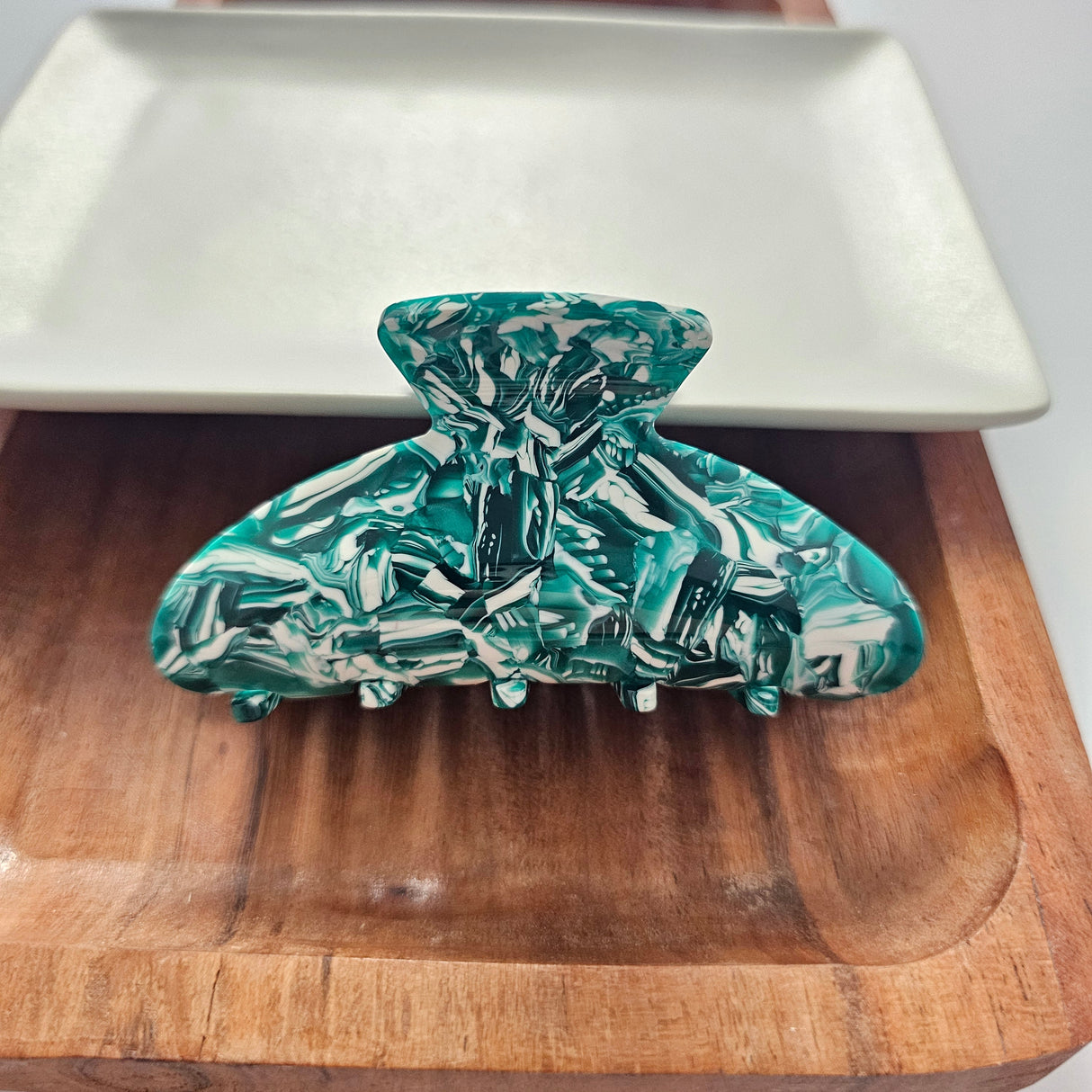 Carmen Hair Claw - Sea Green from Spiffy & Splendid