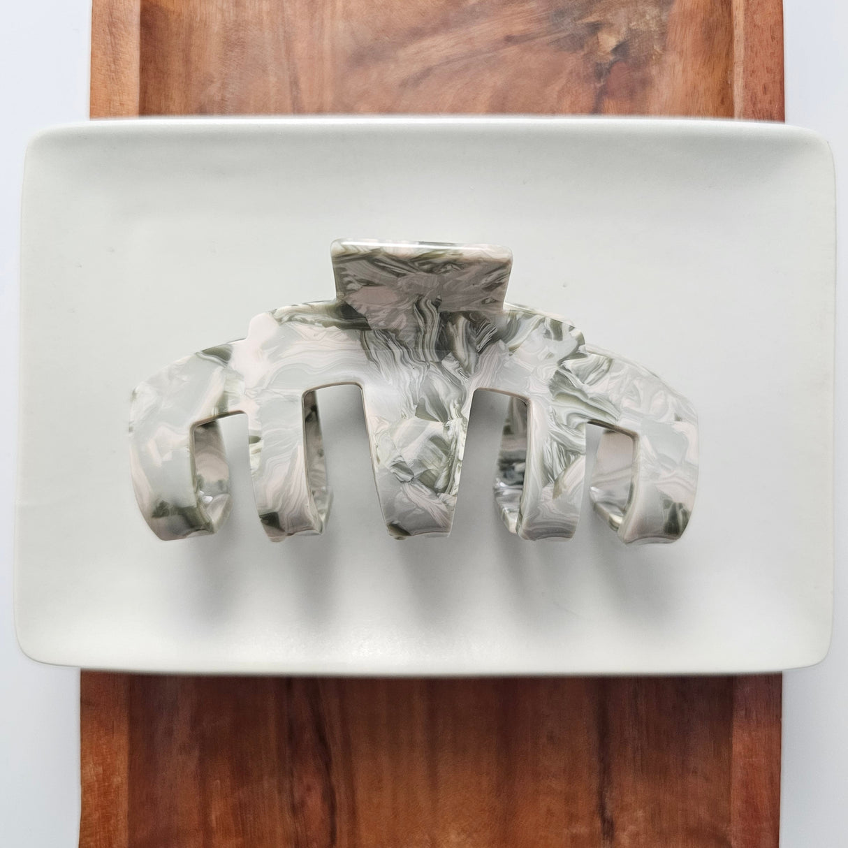 Catherine Hair Claw - Sage from Spiffy & Splendid