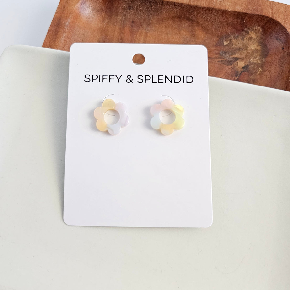 Flower Studs - Pastel from Spiffy & Splendid
