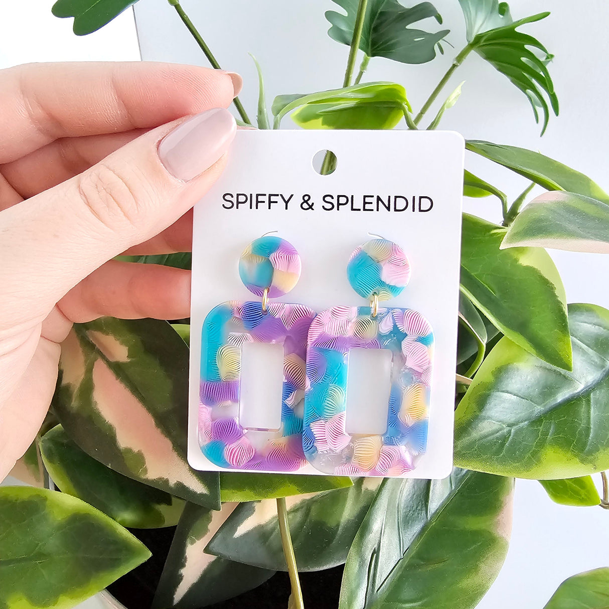 Margot Earrings - Watercolor from Spiffy & Splendid