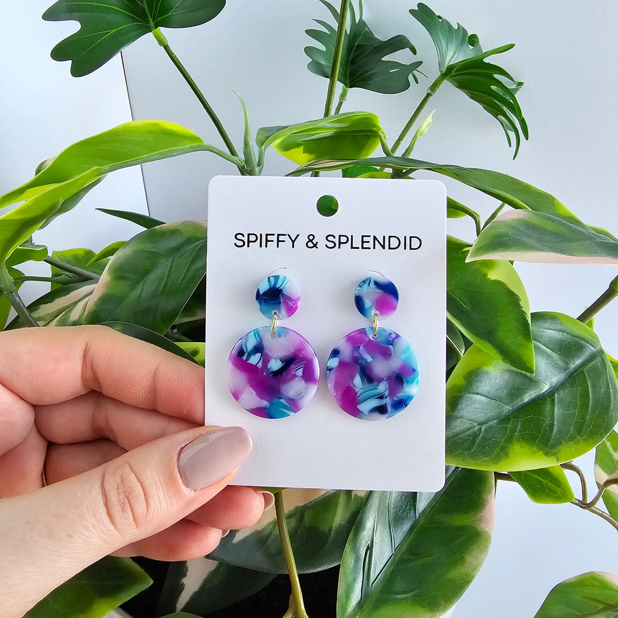 Addy Earrings - Purple Party from Spiffy & Splendid