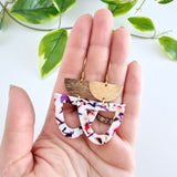 Irene Earrings - Marble Confetti from from Spiffy & Splendid