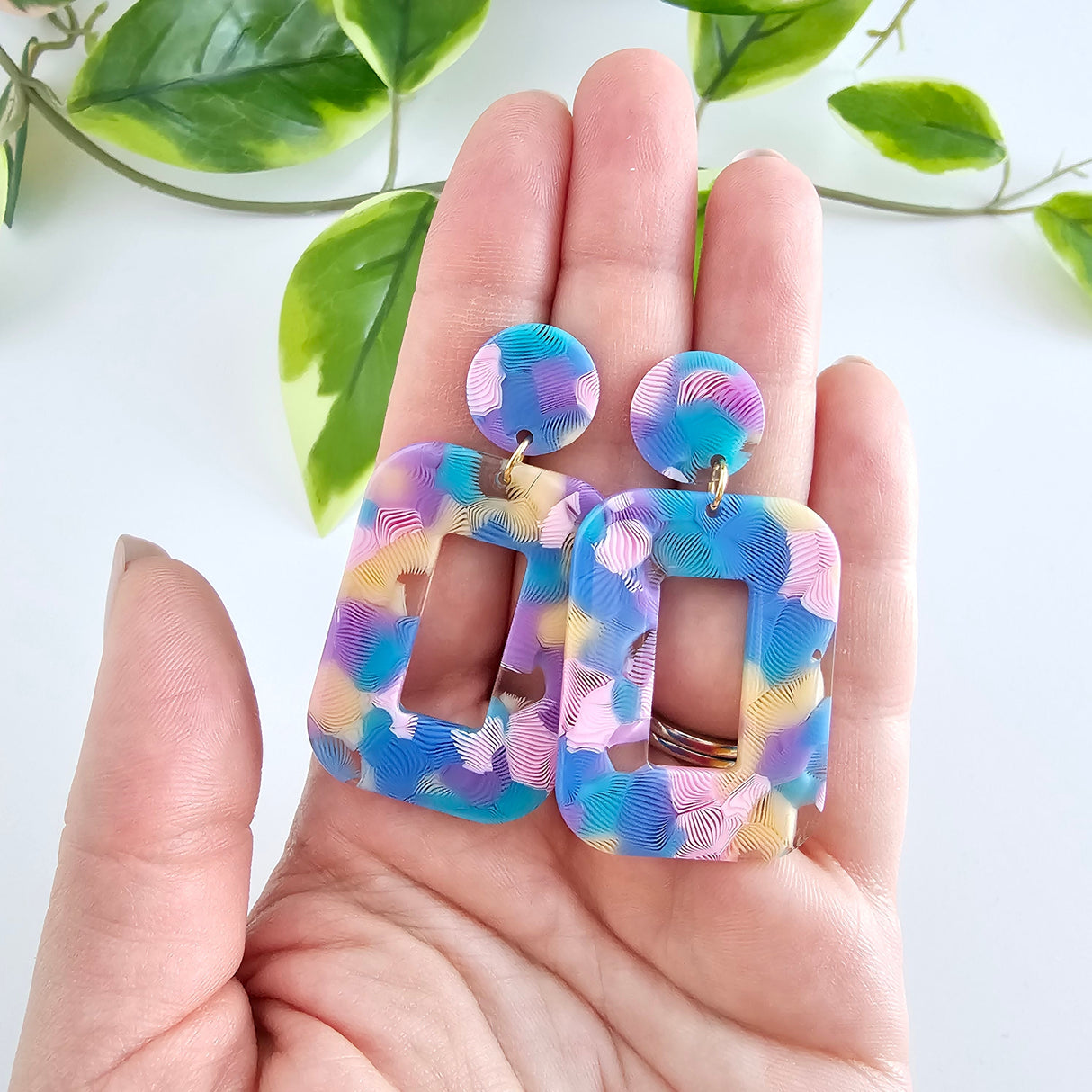 Margot Earrings - Watercolor from Spiffy & Splendid