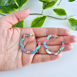 Posey Hoops - 80's Pastels from Spiffy & Splendid