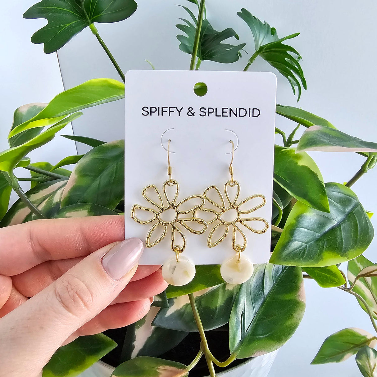 Maisy Earrings - Cream from Spiffy & Splendid
