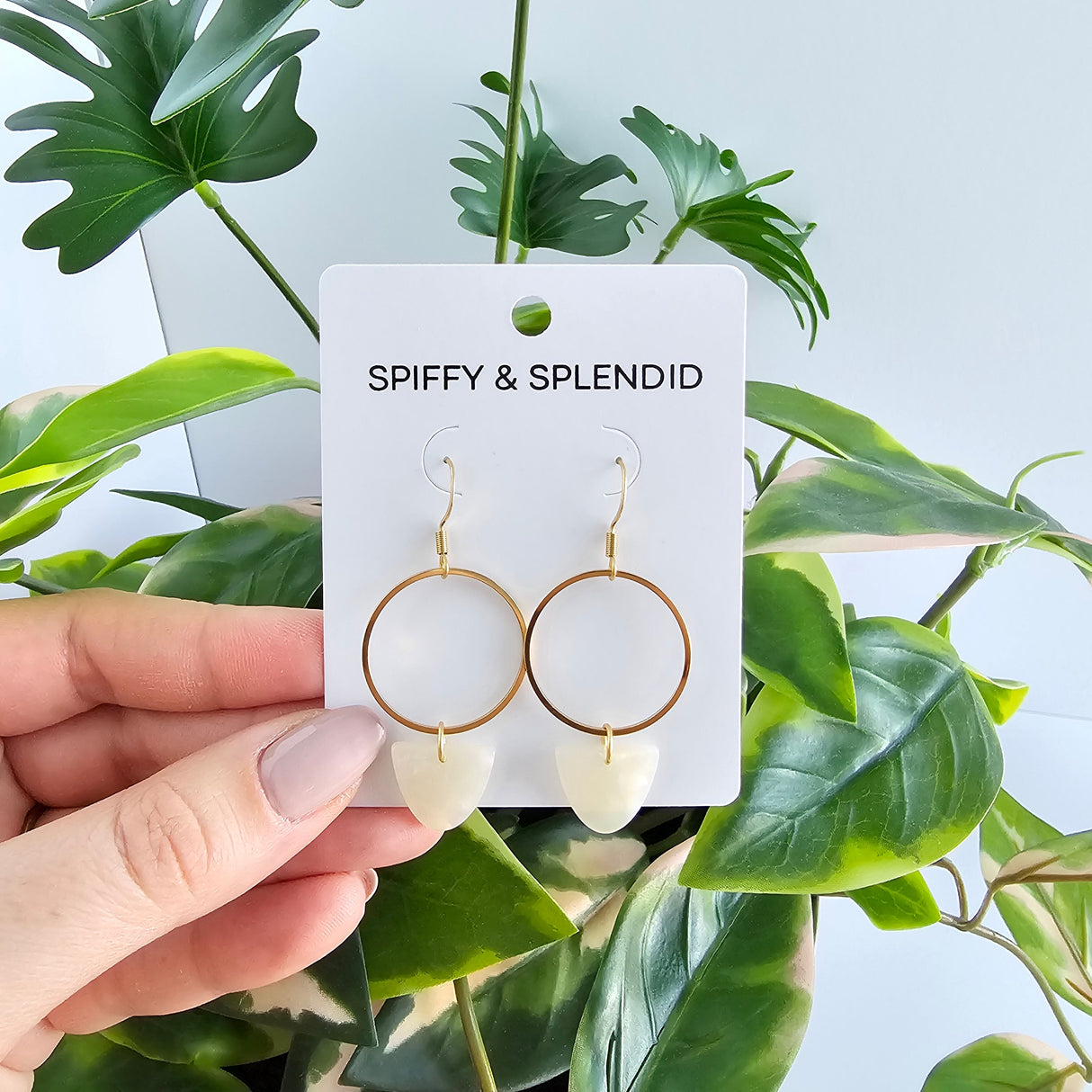 Iris Earrings - Iridescent from Spiffy & Splendid