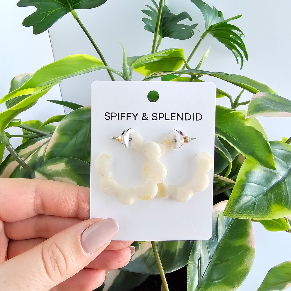 Flora Hoops - Cream from Spiffy & Splendid
