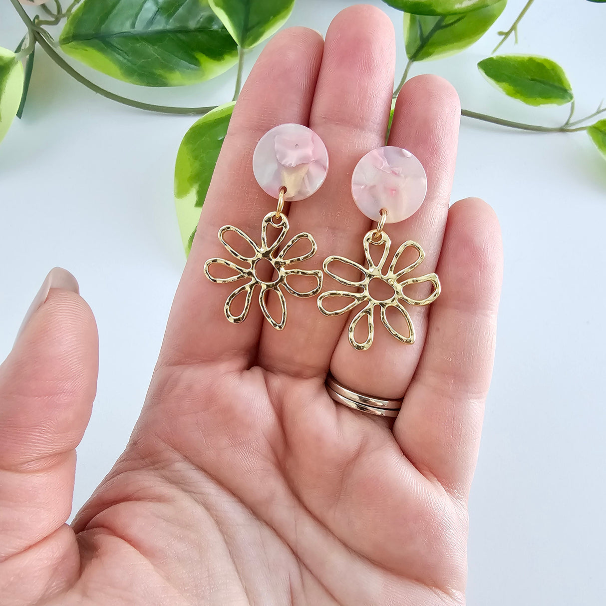 Lily Earrings - Iridescent Pastel from Spiffy & Splendid