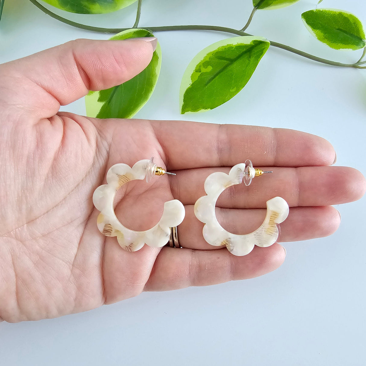 Flora Hoops - Cream from Spiffy & Splendid