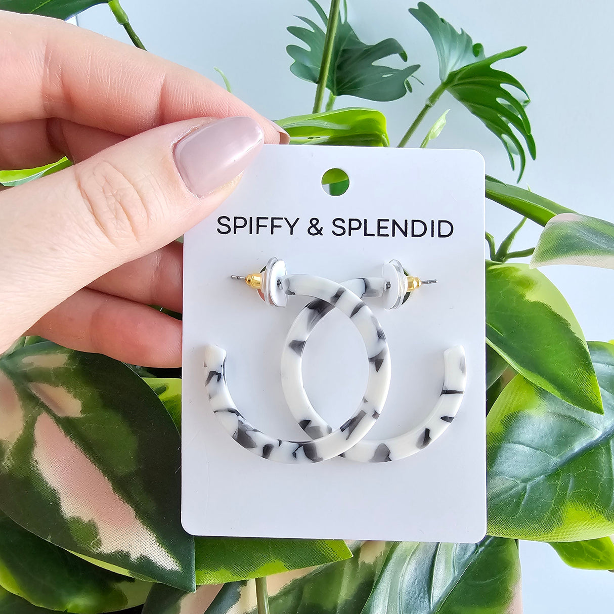 Camy Hoops - Marble from Spiffy & Splendid