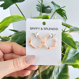 Cam Mini Hoops - Peach from Spiffy & Splendid