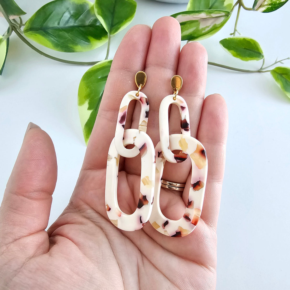 Chrissy Earrings - Terrazzo from Spiffy & Splendid