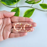 Cam Mini Hoops - Peach from Spiffy & Splendid