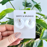 Chloe Hoops - White from Spiffy & Splendid