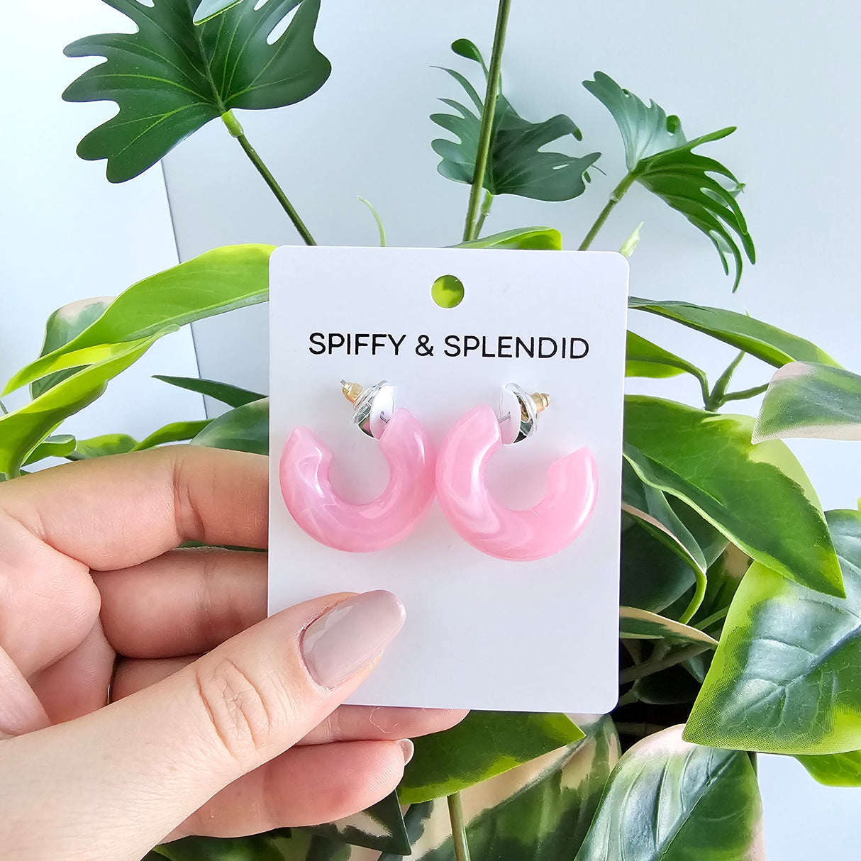 Chloe Hoops - Pink from Spiffy & Splendid