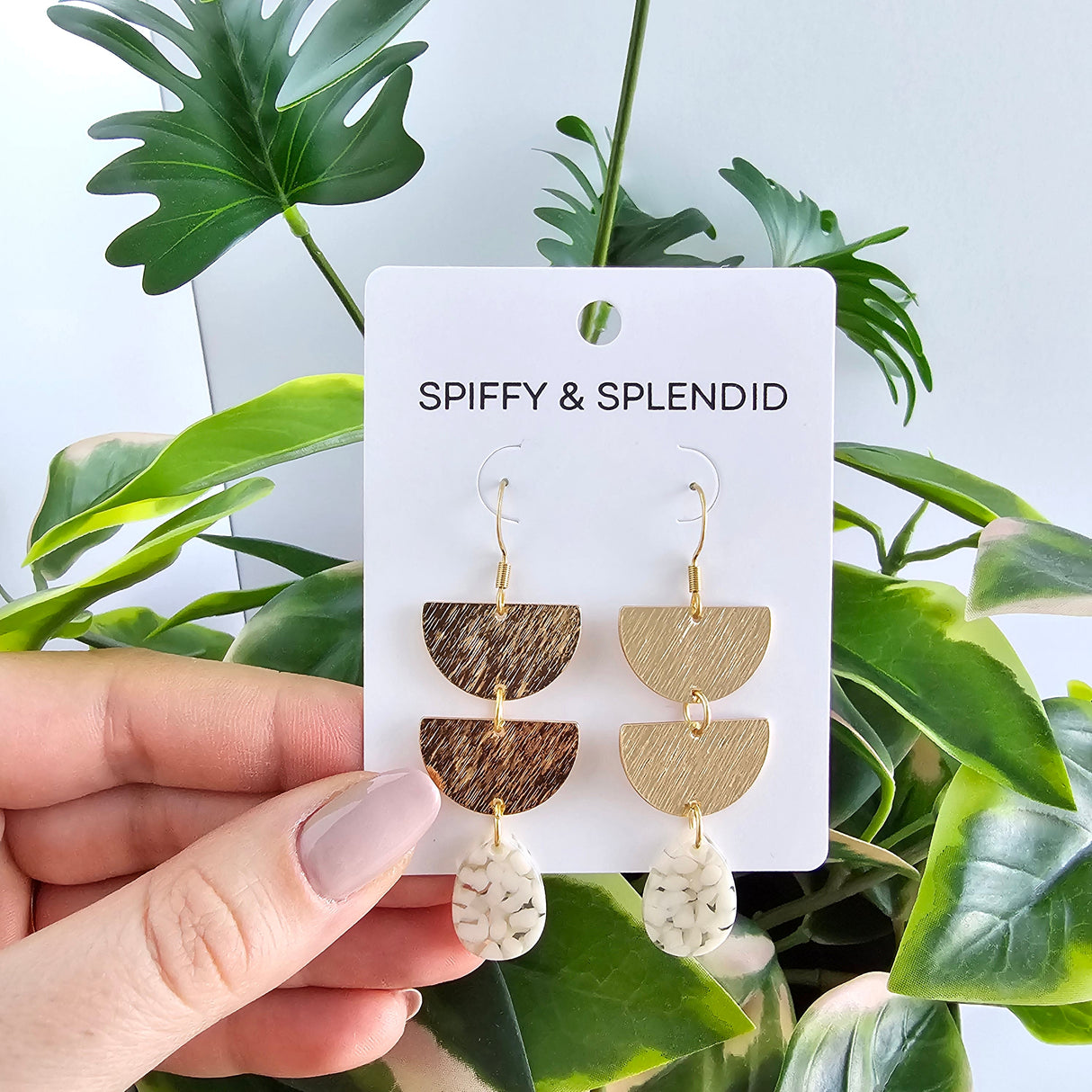 Aria Earrings - Pebble from Spiffy & Splendid