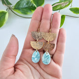Aria Earrings - Aquamarine from Spiffy & Splendid