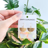 Irene Earrings - Iridescent Neon from Spiffy & Splendid