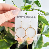 Iris Earrings Large - Iridescent Neon from Spiffy & Splendid