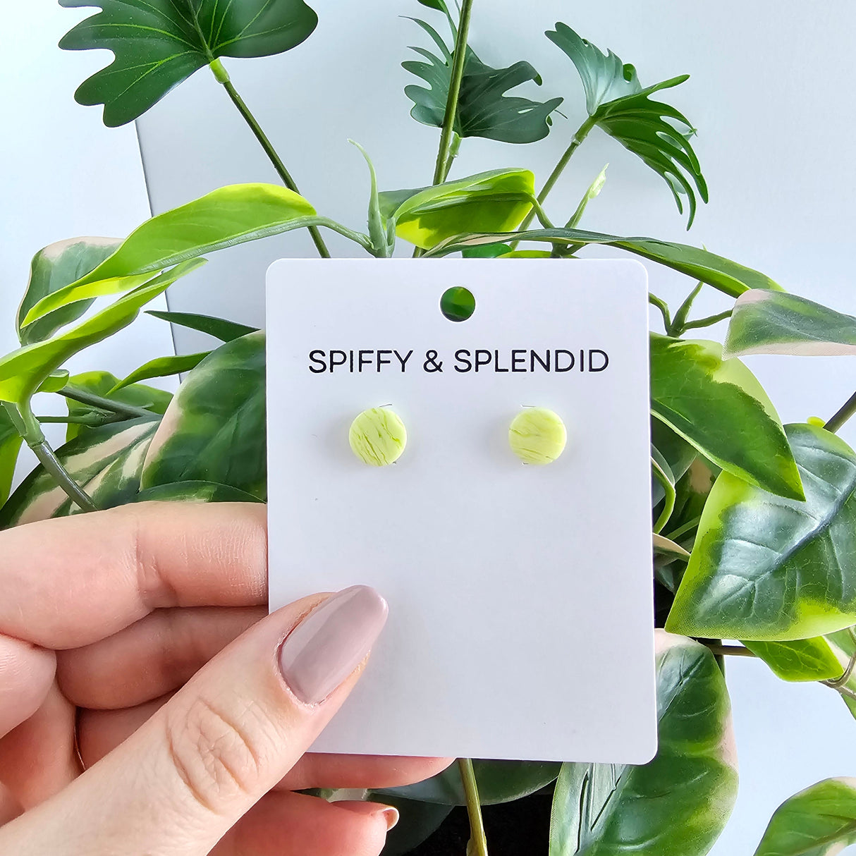 Kate Studs - Lime Green from Spiffy & Splendid