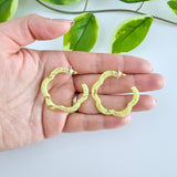 Posey Hoops - Lime Green from Spiffy & Splendid
