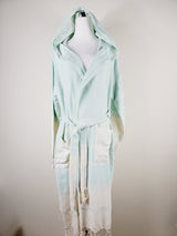 Unisex Robe, Beach or spa Robe with pockets - Mint from EBRU Home
