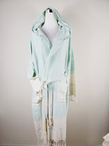 Unisex Robe, Beach or spa Robe with pockets - Mint from EBRU Home