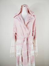 Unisex Robe, Beach or spa Robe with pockets - Pink from EBRU Home