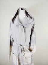 Unisex Robe, Beach or spa Robe with pockets - Gray from EBRU Home