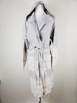 Unisex Robe, Beach or spa Robe with pockets - Gray from EBRU Home