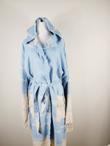 Unisex Robe, Beach or spa Robe with pockets - Light Blue from EBRU Home