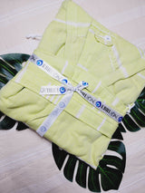 Unisex Robe, Beach or spa Robe with pockets - Sultan Neon from EBRU Home