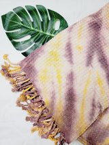 Bath Towel, Waffle Towel, Turkish Beach Towel, Handmade Tie dye from EBRU Home