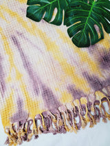 Bath Towel, Waffle Towel, Turkish Beach Towel, Handmade Tie dye from EBRU Home