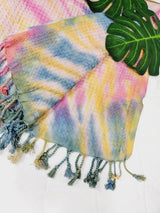 Bath Towel, Waffle Towel, Turkish Beach Towel, Handmade Tie dye from EBRU Home
