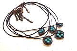 Copper Robin Nest Necklace with Up To 5 Beads from Alexa Martha Designs
