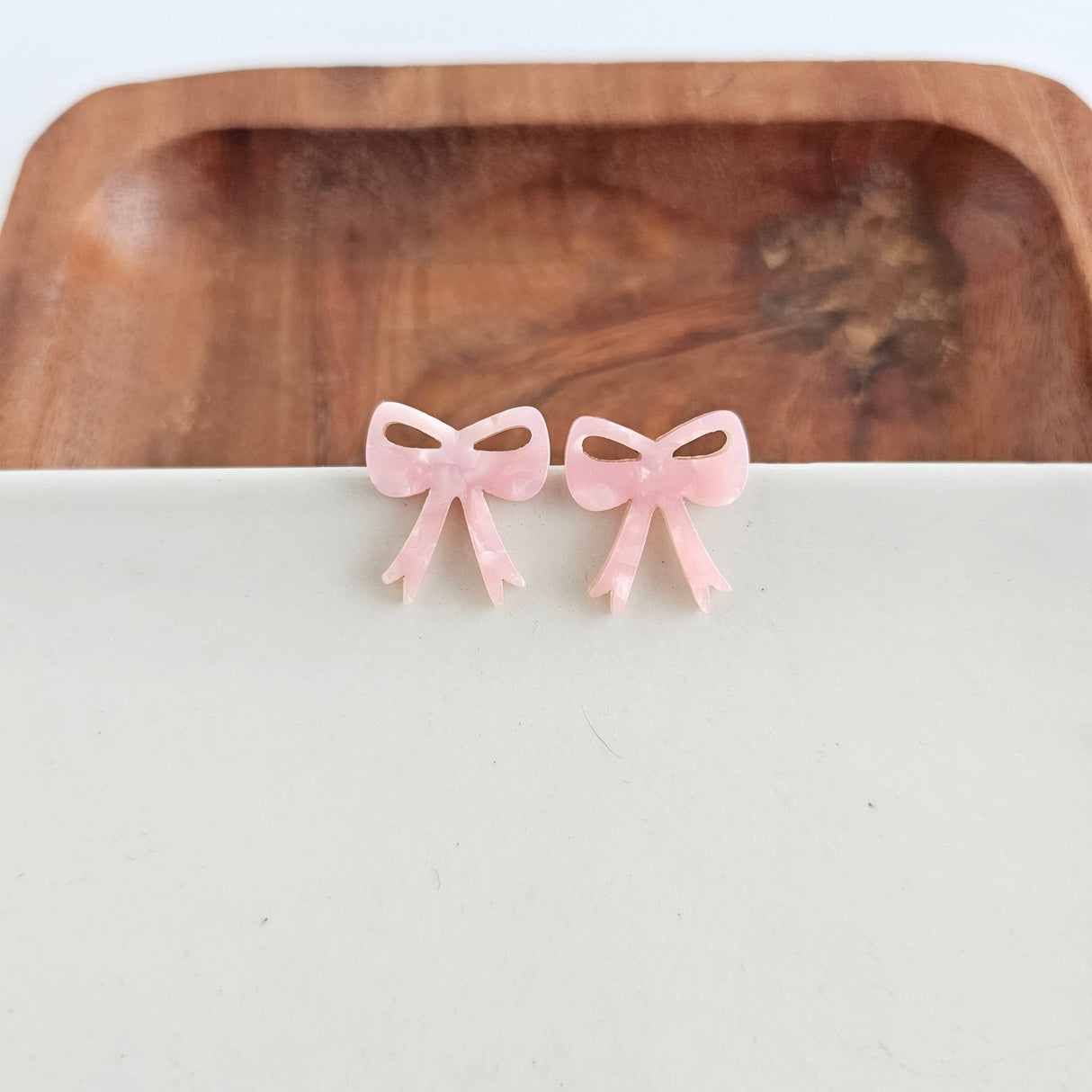 Bow Studs - Pink from Spiffy & Splendid