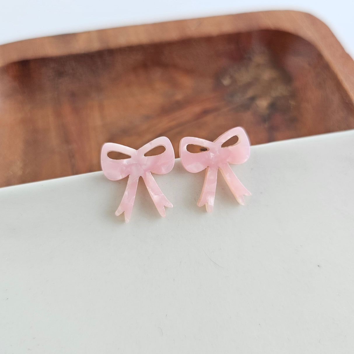 Bow Studs - Pink from Spiffy & Splendid