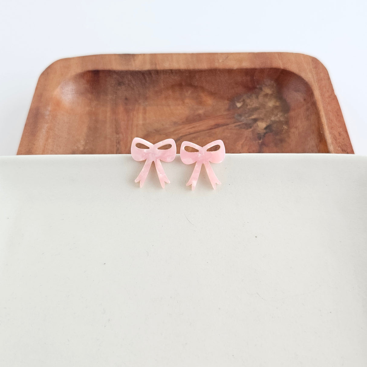 Bow Studs - Pink from Spiffy & Splendid