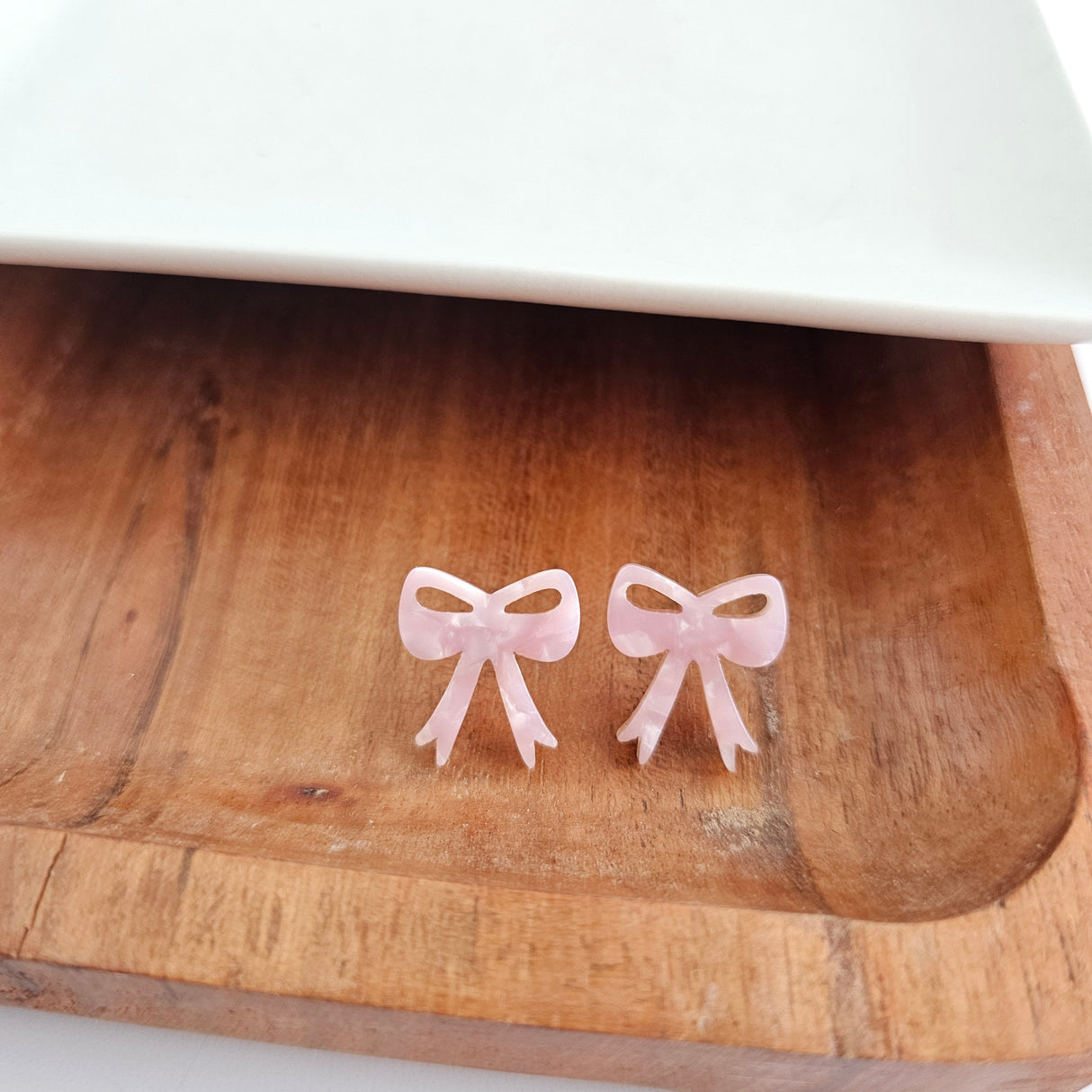 Bow Studs - Pink from Spiffy & Splendid